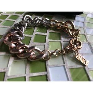 LUV AJ Rose Gold Ombré Bracelet